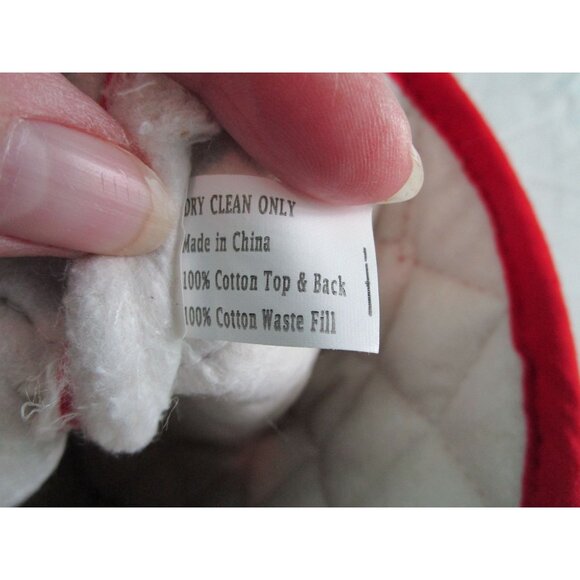 Vintage Quilted Christmas Stocking Gingerbread House Boy GUC - Picture 6 of 11